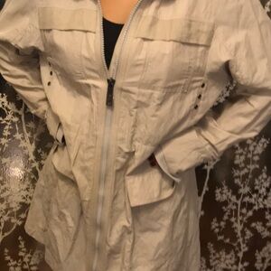 Elie Tahari Beige Utility Jacket